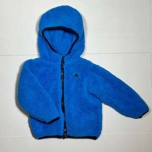 Snozu Baby Blue Sherpa Fleece Hooded Jacket Size 18M